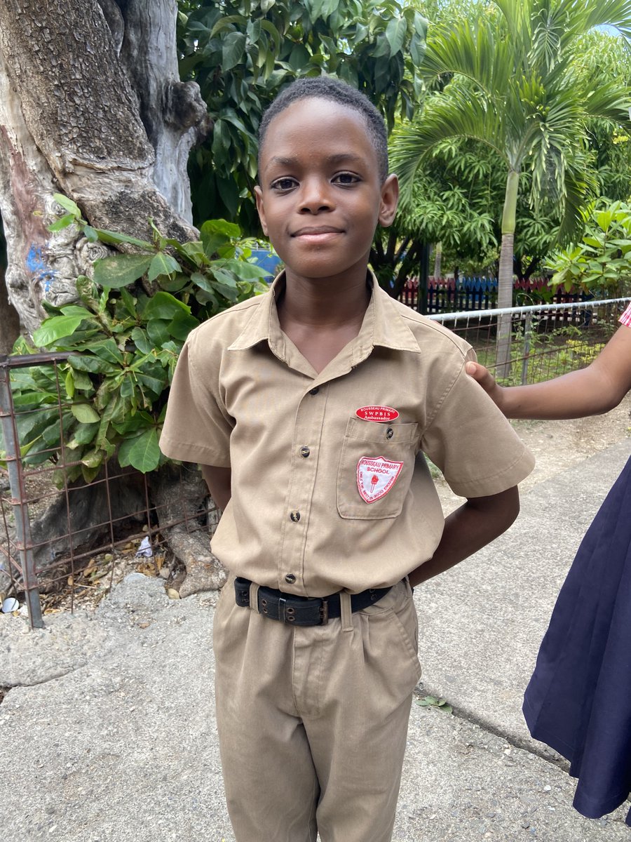 UNICEFJamaica's tweet photo. Rousseau Primary students are ready to give each other a helping hand thanks to the #SWPBIS positive behaviour programme.
“It has helped me to be more honest with my teachers and my classmates,” says Akhari, 11
Watch their feature on "Kids Say", today at 12pm on TVJ https://t.co/kIRLxqrwdH