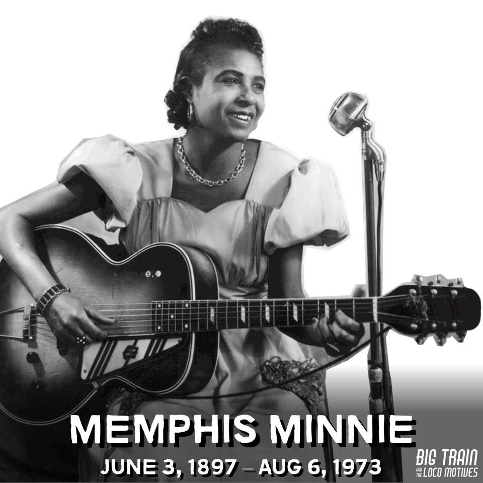 HEY LOCO FANS - Happy BDay to Memphis Minnie, the most popular blueswoman outside the vaudeville tradition, she earned the respect of critics, the fans, and blues artists she worked with. #Blues #BluesMusic #BluesMusician #BluesGuitar #BigTrainBlues #BluesHistory #MemphisMinnie