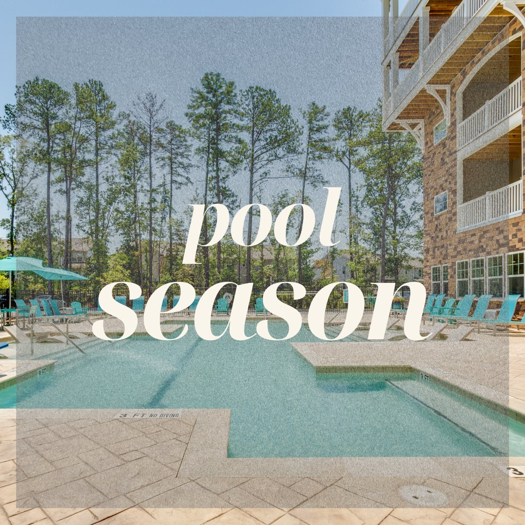 🌊 'tis the season 🌊
Cheers to summer days spent by the pool! ☀️
.
.
.
.
.
#poolseason #crowneatcarypark #carync #apartmentliving