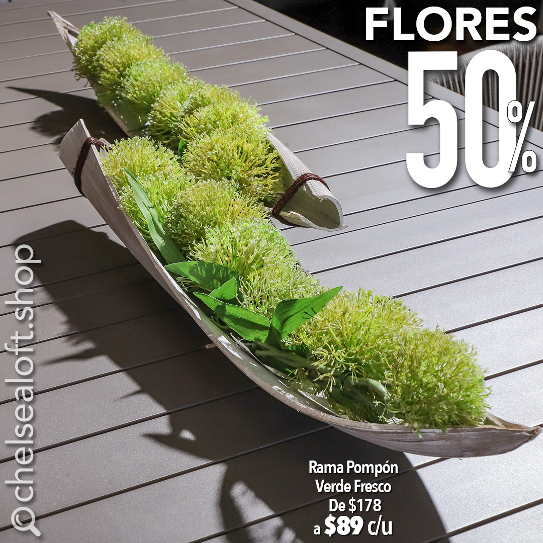 chelsealoft's tweet photo. 🌷🌼🌺🌸🌻 50% EN TODAS LAS FLORES Y FOLLAJE 🌷🌼🌺🌸🌻. Llévate la Rama Pompón Verde Fresco para crear originales arreglos para tus espacios. Encuéntrala aquí 👉https://t.co/VCL1LVynC5
#Chelsealoft #FloresYFollaje https://t.co/edKSm9Sg5T