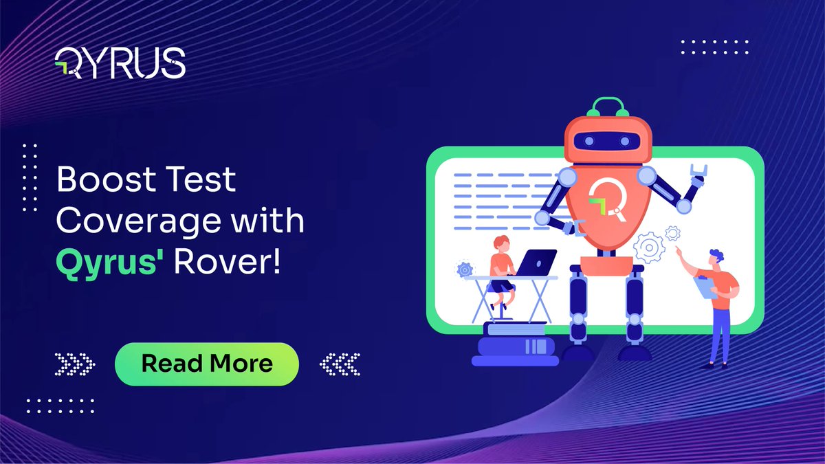 QyrusAI's tweet photo. Drowning in complex testing situations? Well, let Qyrus' Rover be your lifeline! It traverses your mobile application and provide detailed reports! Soon you'll see your testing time get cut in half!

#testing #rover #applications #technology

Read More: https://t.co/Pcr1Gr5Bjc https://t.co/bE935cI38r