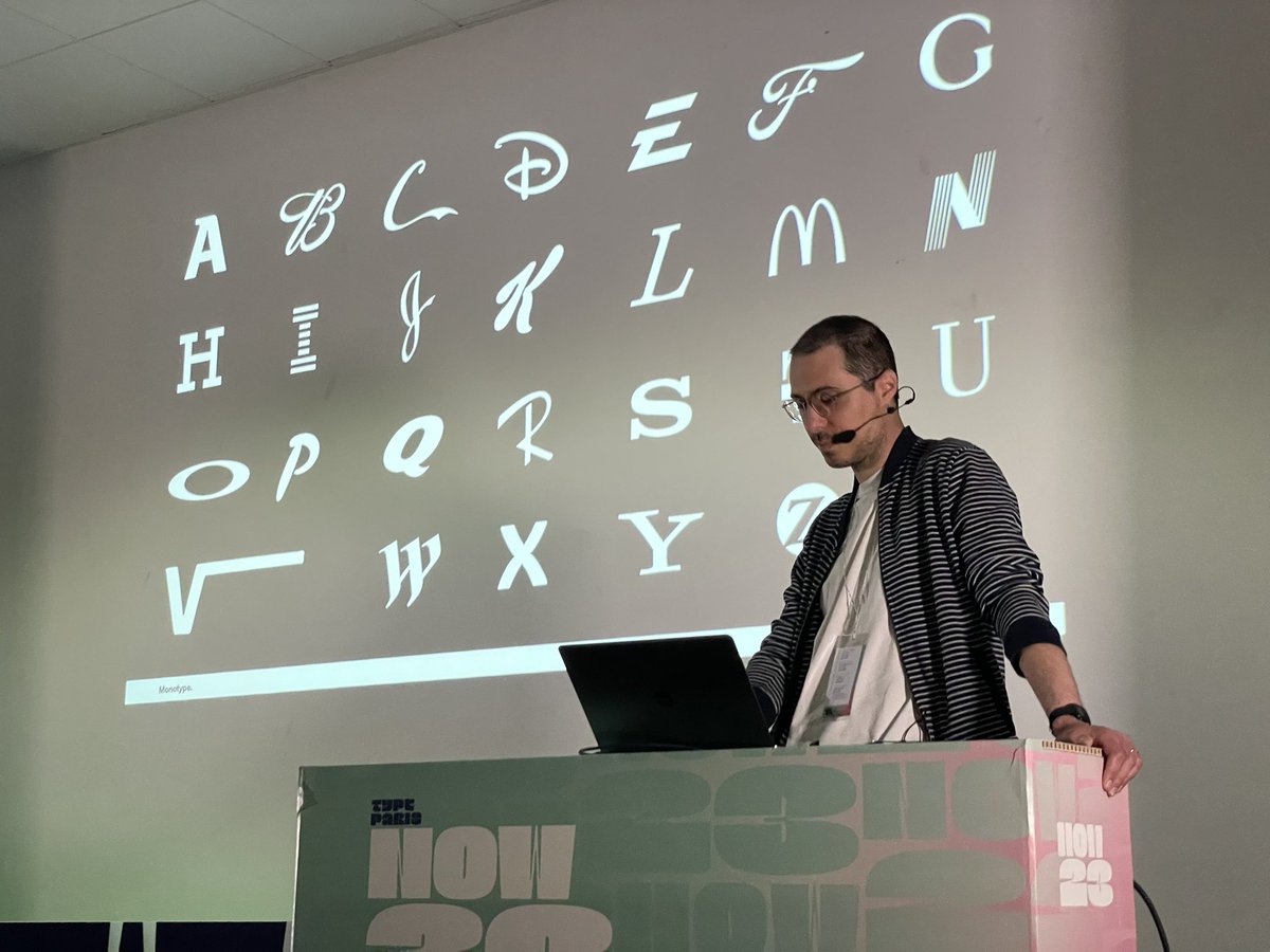 typeparis's tweet photo. The perfect assembly, graphics and character creation. Thanks @sarahboris_LDN @DamienCollot @wearemucho @espiekermann #now23 https://t.co/CXIssvtWJ5