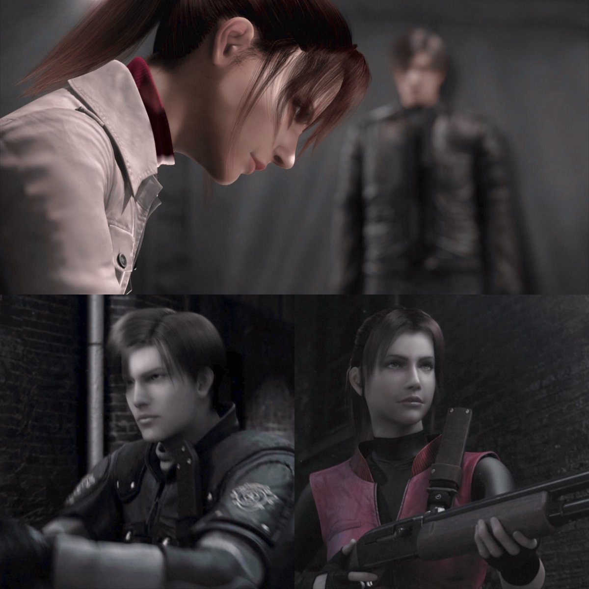 — claire and leon - re: degeneration 

#ClaireRedfield #LeonKennedy #REBHFun #ResidentEvil