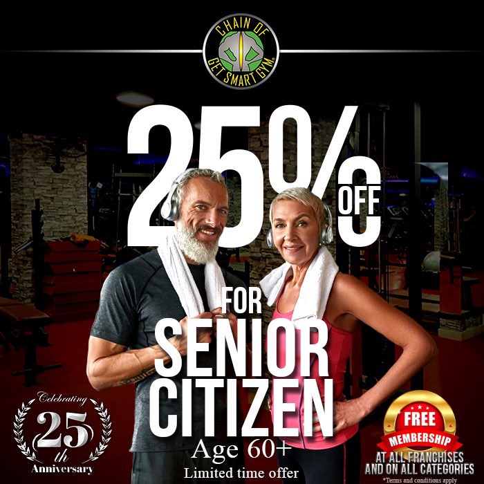getsmartgym's tweet photo. Celebrating silver jubilee anniversary of Chain of Get Smart Gym

#ChainofGetSmartGym #SohailAnwar #GetSmartGym #bestgyminkarachi #Fitness #gymmotivation #bestgym #offers #celebration https://t.co/jsW192p4MS