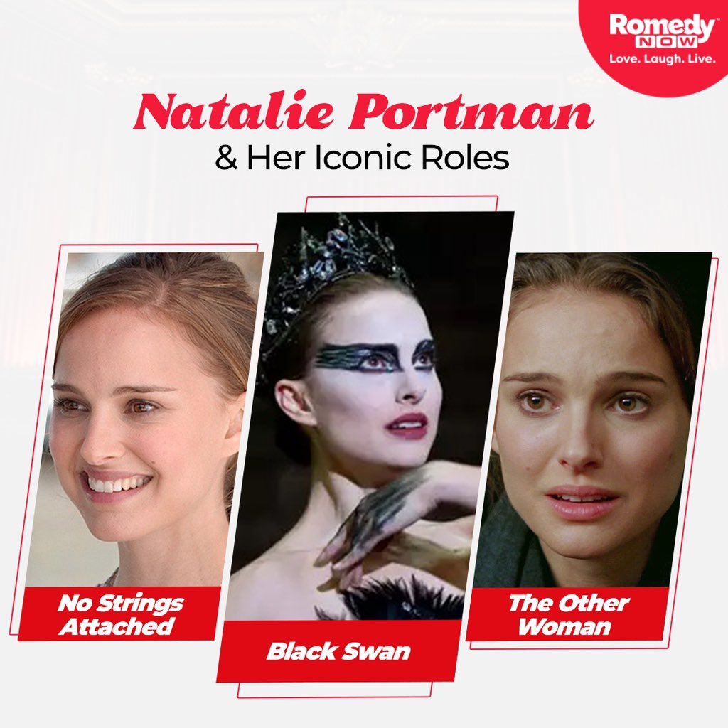 Which one is your favourite? Comment below! 👇🏻  

#NataliePortman #Nostringsattached #BlackSwan #Theotherwoman #Iconicroles #hollywoodactress #actresses