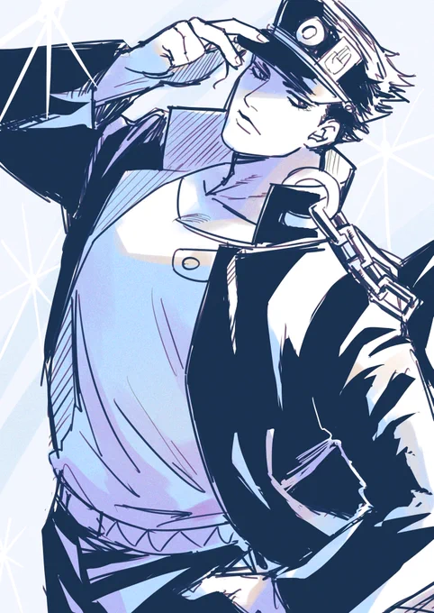 承太郎 らくがき  #jjba