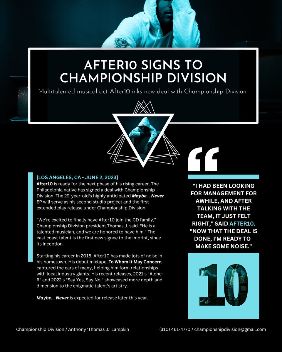 cdivision_co's tweet photo. Introducing After10. https://t.co/PHqIgDv556