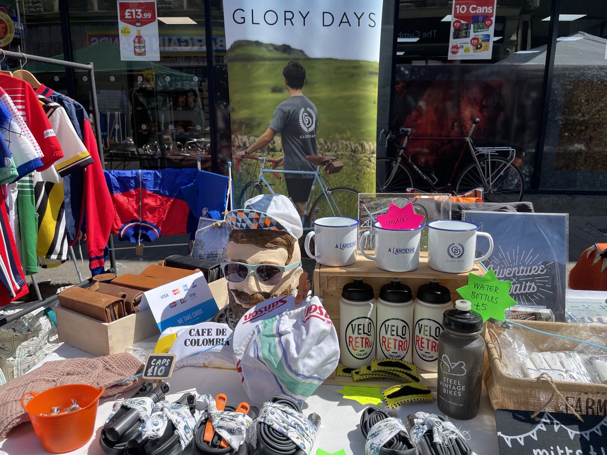 glorydaysbikes's tweet photo. Been a busy buzzing first day at #veloretro Ulverston today #vintagecycling #steelisreal https://t.co/BF2UCihL8F