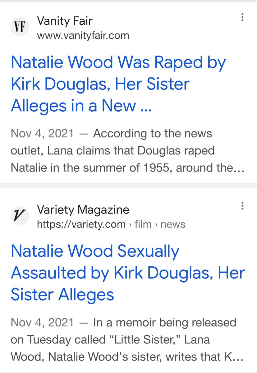 We can’t honor Natalie Wood if we don’t speak out about her being raped at 15 years old by Kirk Douglas