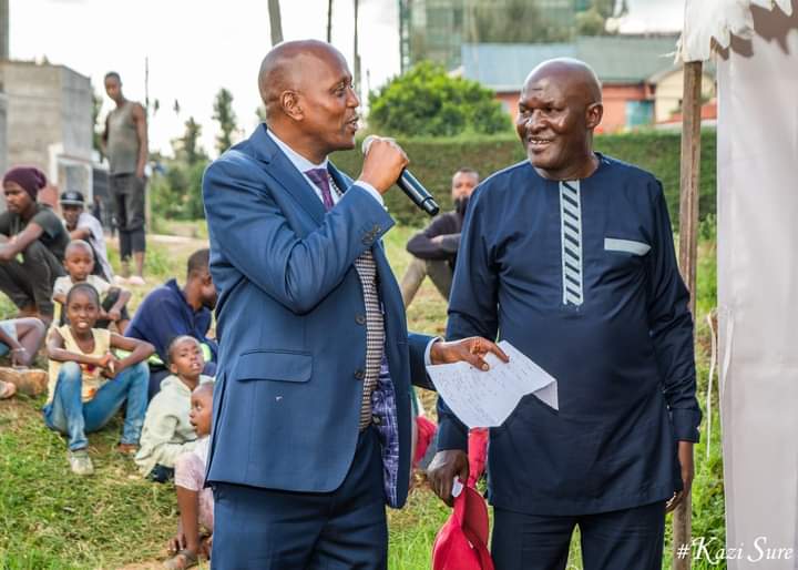 HonJohnMachua's tweet photo. REHABILITATION OF ROADS AT KIAMUMBI;

I visited Kiamumbi to inspect the just completed rehabilitation of Gachichio road and Church road. I also took time to inspect the ongoing rehabilitation of Maputo street, Mshamba road, Dam View &amp; Juba street. https://t.co/10I3BlUFkS