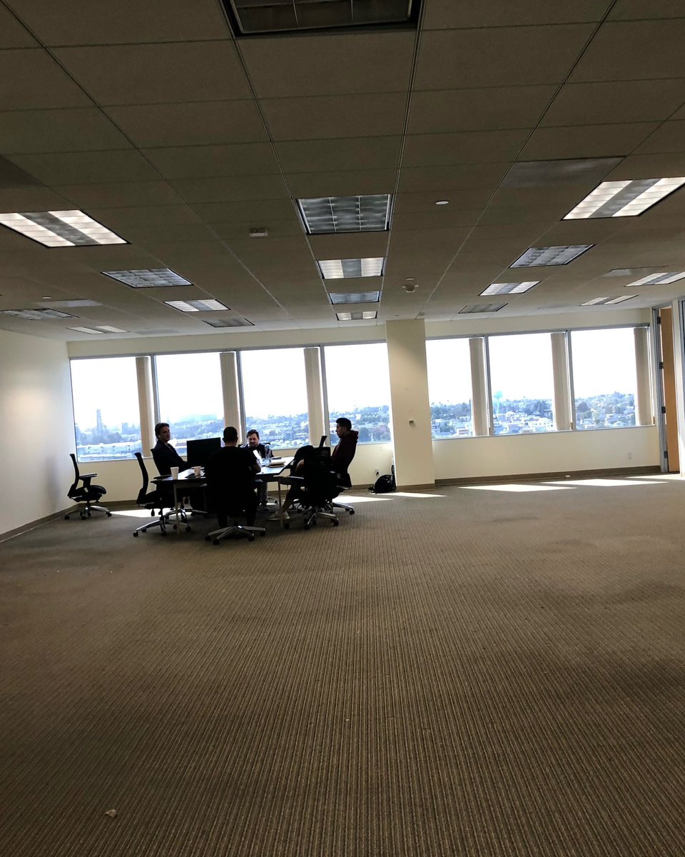 JoePompliano's tweet photo. This was the Premier Lacrosse League's first office when they started the league in 2018.

But fast forward 5 years, and their season opener is on ABC (with hundreds of thousands of people watching).

Let's go @PremierLacrosse!! 📈 https://t.co/u4s98Bl3cU