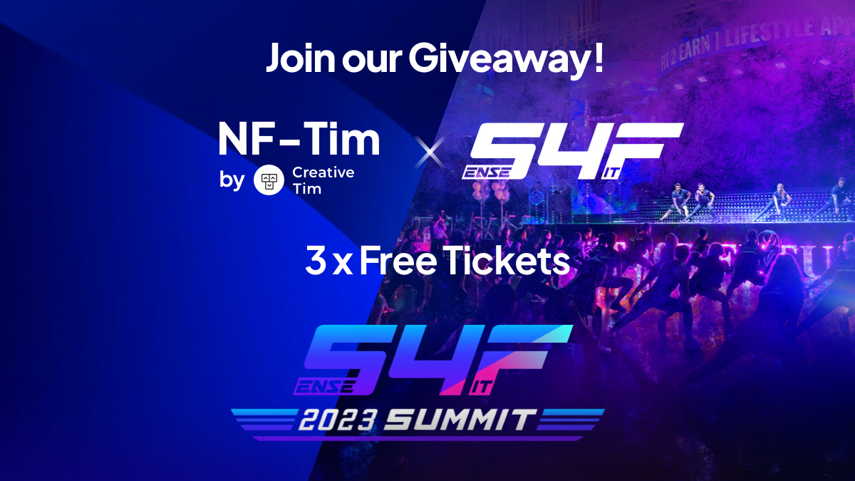 NFTimofficial's tweet photo. 1/ ⚡️New Giveaway⚡️ 
@NFTimofficial x @sense4fit
 
Rules:
1. Follow @sense4fit and @NFTimofficial 
2. Like &amp; Retweet
3. Tag 3 frens

🎁 Prizes:
- 3 x Sense4Fit Summit Tickets

See details ⬇️
#NFTGiveaways #NFTs #Giveaway #NFTCommmunity https://t.co/QbMbeVlW1g
