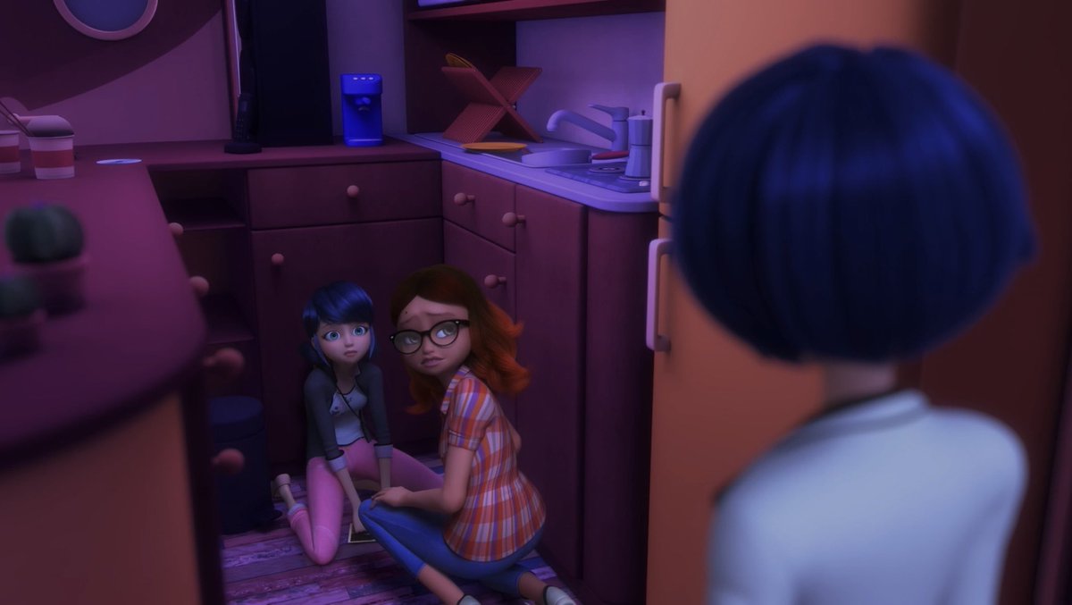 And this is when Kagami found out that Marinette is Ladybug (Marinette and Alya don't know that Kagami heard everything) 😮‍💨 you will see in future episodes 🤫
#MiraculousLadybug #MiraculousSeason5 #mlbtwt #MLBS5Spoilers #MLBS5Leaks