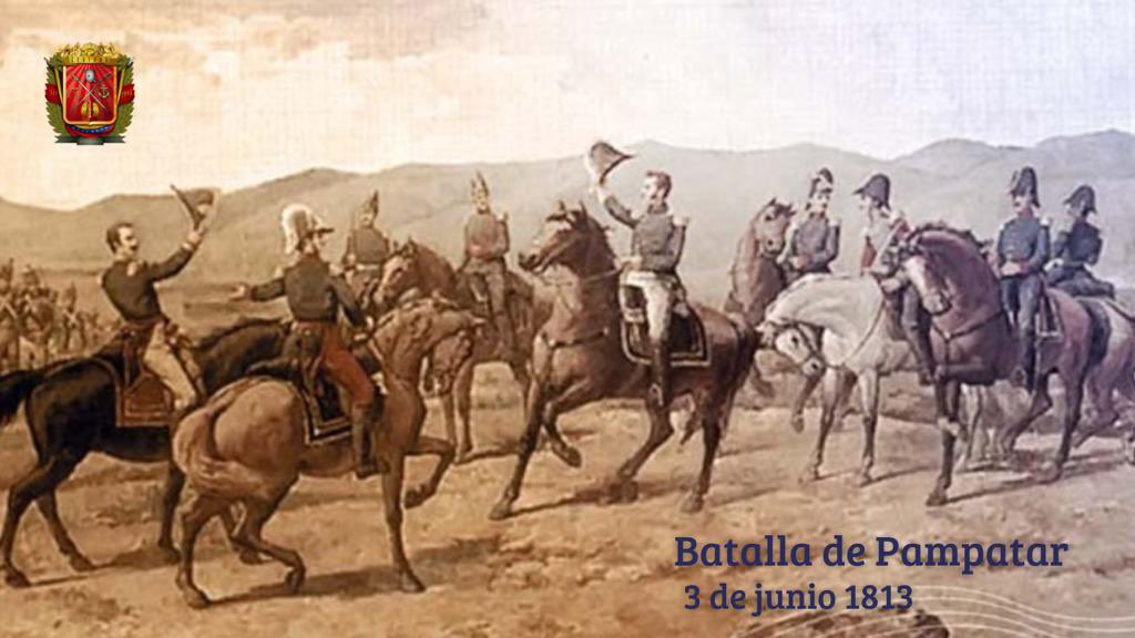 dhernandezlarez's tweet photo. Hoy #03Jun conmemoramos la victoria de los soldados patriotas sobre el Ejército Realista en la Batalla de Pampatar en el año 1813, comandada por el General Rafael Guevara, acompañado de 350 hombres. #FANB es ejemplo de coraje y valentía en defensa de nuestra libertad e independencia.

#IntegrarEsVencer