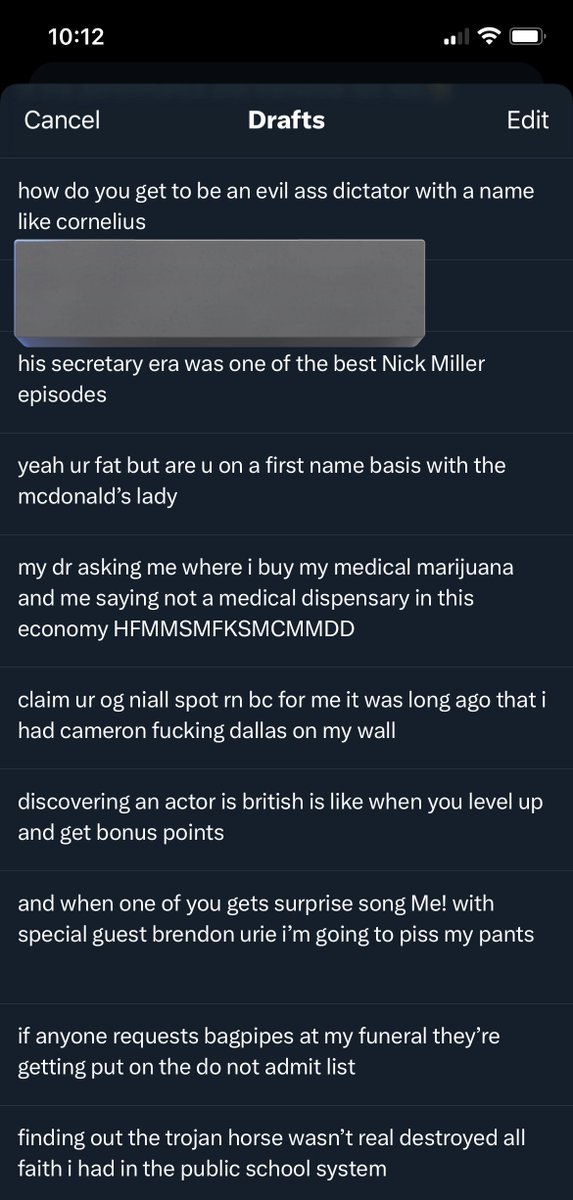 wallowsgarden's tweet image. draft dump #tagurself