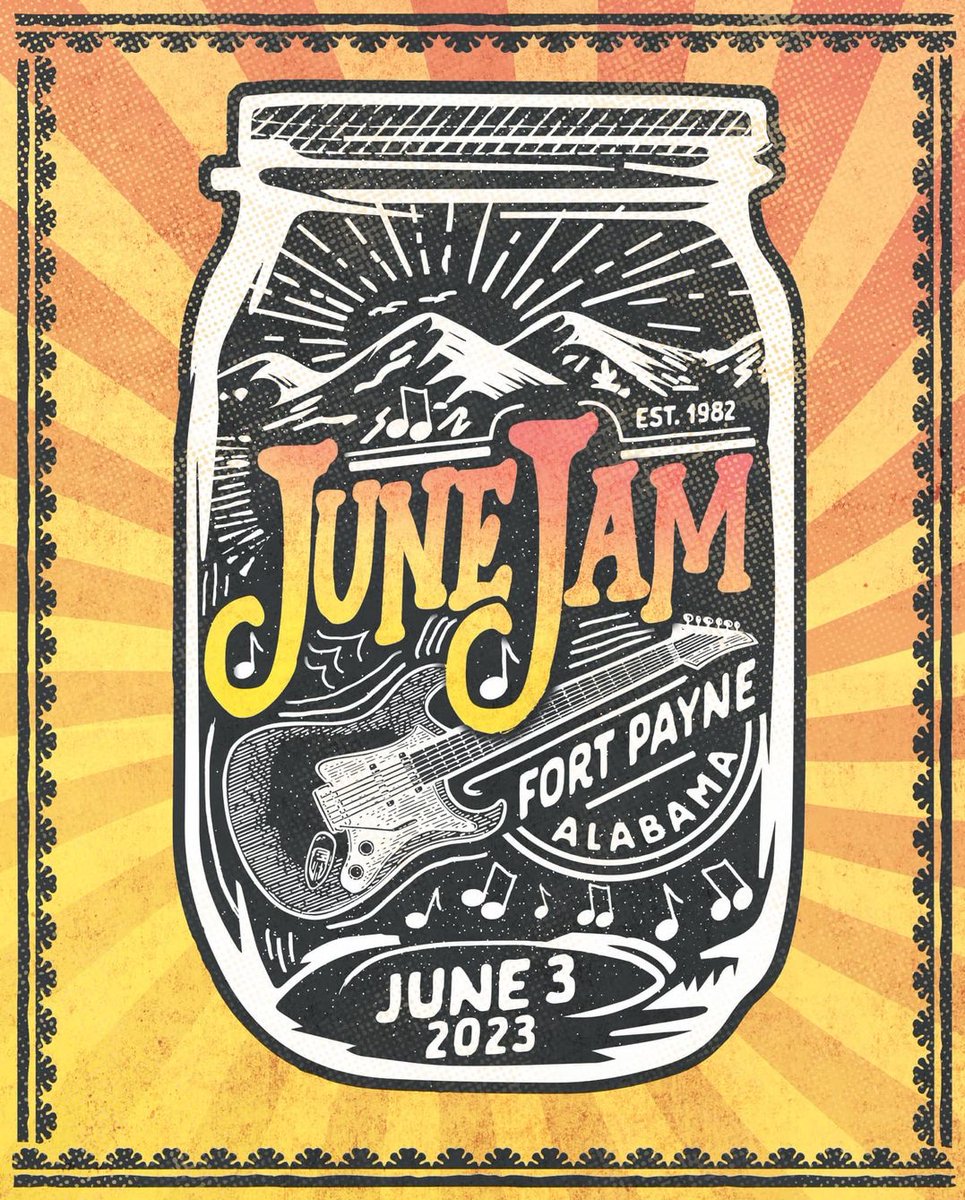 TODAY IS THE DAY! After 26 years, June Jam is back! We can’t wait to see you all!

⭐️DeKalb VFW Fairgrounds - Fort Payne, AL

⭐️Gates open at 10AM

🕊️The event will begin at noon with the Jeff Cook Celebration of Life

🎫:ticketmaster.com/event/20005E56…

#JuneJam17
<a href="/OutbackPresents/">Outback Presents</a>
