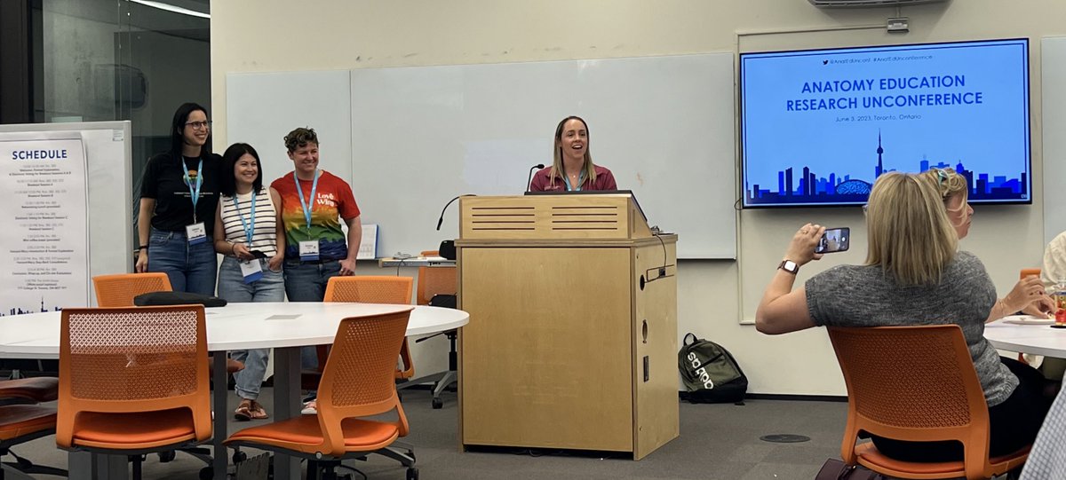 Thrilled to be a participant in the <a href="/AnatEdUnconf/">Anatomy Education Research Unconference</a> at <a href="/UofT/">University of Toronto</a> 🇨🇦 Thank you to <a href="/AnatomyOrg/">American Association for Anatomy</a> <a href="/AnatSciEduc/">Anatomical Sciences Education</a> &amp; the other sponsors for hosting this event! Looking forward to learning from the Anat Ed Research gurus @DrDBentley @sattardi <a href="/KristinaLisk/">Kristina Lisk</a> <a href="/vicbomb/">Victoria Roach, PhD</a>