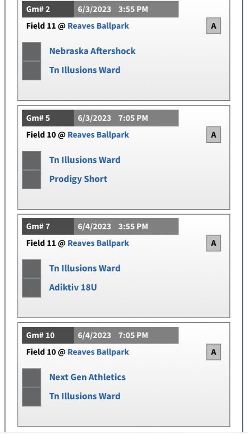 It’s game day in OK! Game 1 at 3:55 @ Reaves Ballpark! Let’s go Tennessee Illusions!! ❤️🖤🥎
#weareTNI
