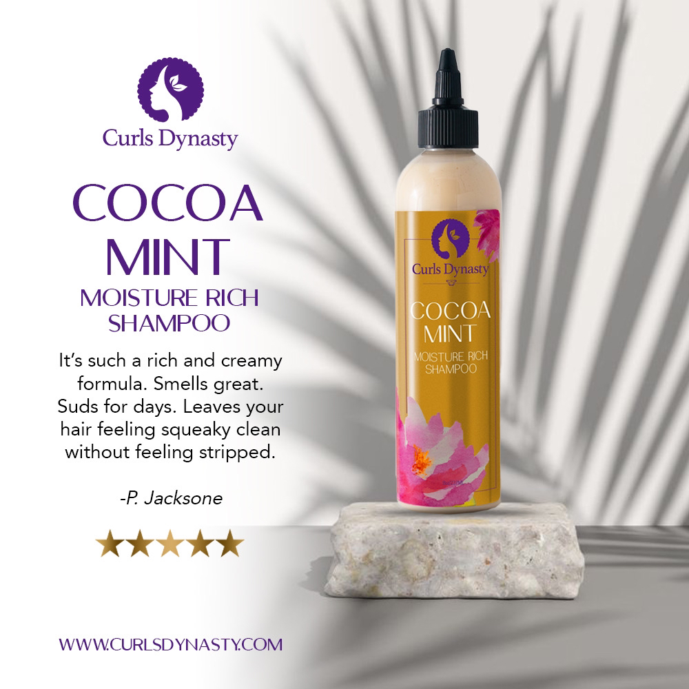 CurlsDynasty's tweet photo. We set out to create a shampoo that infuses moisture from jump while thoroughly cleansing your hair and scalp. 🗣️ NAILED IT!

Never again do you have to deal with that icky, stripped feeling to your hair after using other shampoos that are not carefully crafted for your unique t https://t.co/VyFr75b1NB