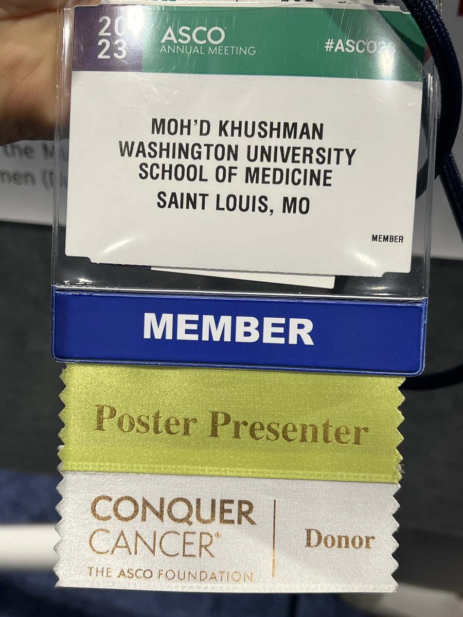 Please come and visit our posters <a href="/SitemanCenter/">Siteman Cancer Center</a> <a href="/IglesiaMichael/">Michael Iglesia, MD, PhD</a> #ASCO2023