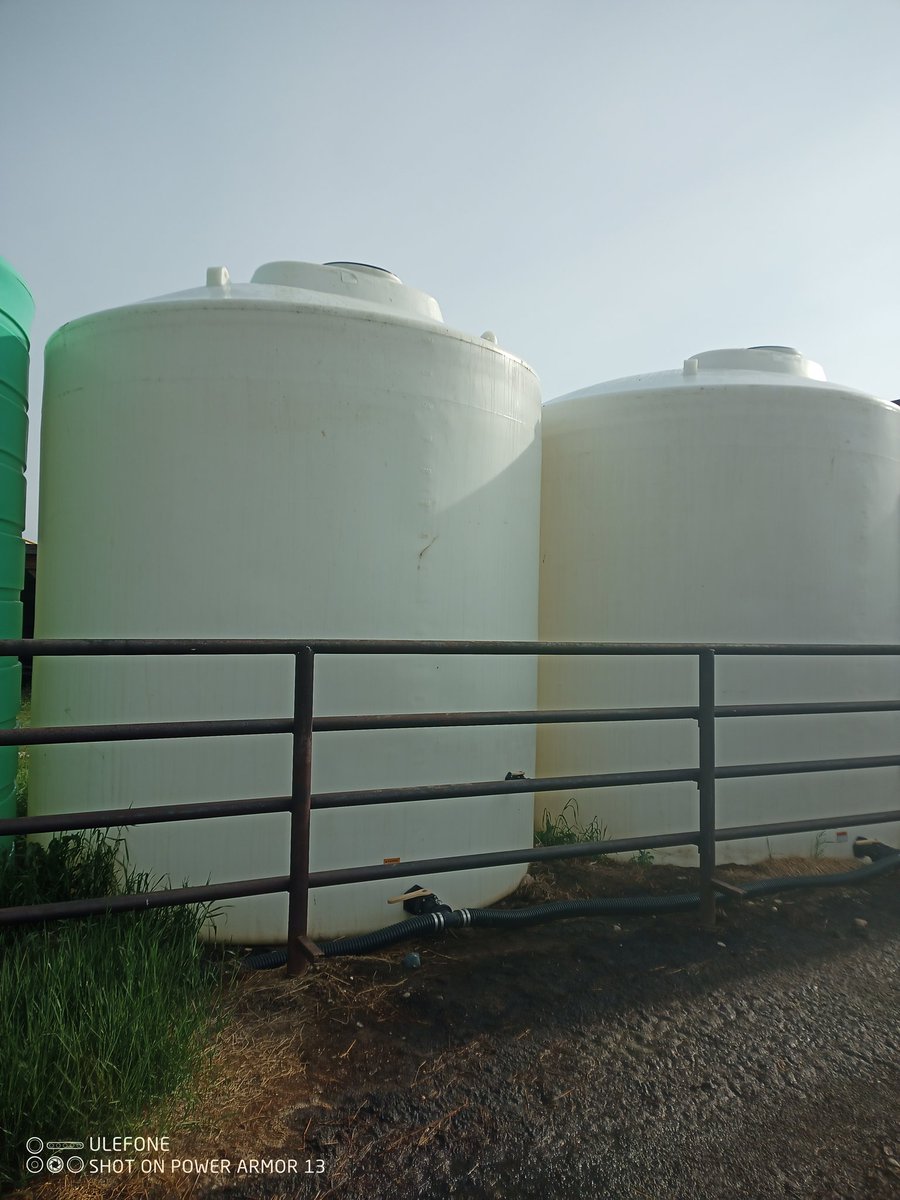 SolickSeeds's tweet photo. If anyone is looking for some 10,000 gal poly tanks for liquid fertilizer or melting down 46-0-0
I have a couple available. Also a 6000 gal not in pictures. Steel phos tank will be for sale aswell. 
DM for details. https://t.co/qji6YfRM9Q