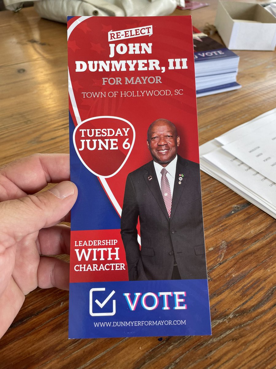 voteleber's tweet photo. Team Leber is knocking doors in Hollywood, SC for the re-election of Mayor John Dunmyer the 3rd! #VoteJune6th #HollywoodSC #SCElections #ElectionDay https://t.co/xVPdjugrcj