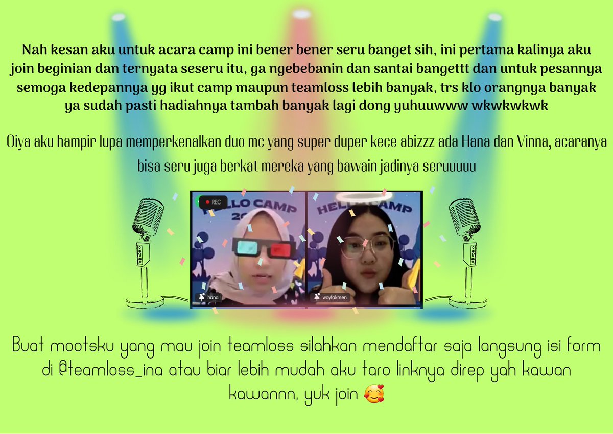 rubbytamico's tweet photo. First time join dan seru banget pokoknya, ga nyesel join sih 🥰
Next time semoga lebih rameee dan klo pada penasaran acaranya gmn bisa cek pict yah, seru banget deh pokoknya ga bakal nyesel 👍😎👍
@teamloss_ina #teamloss #wontgetlost https://t.co/FLNP08l24S