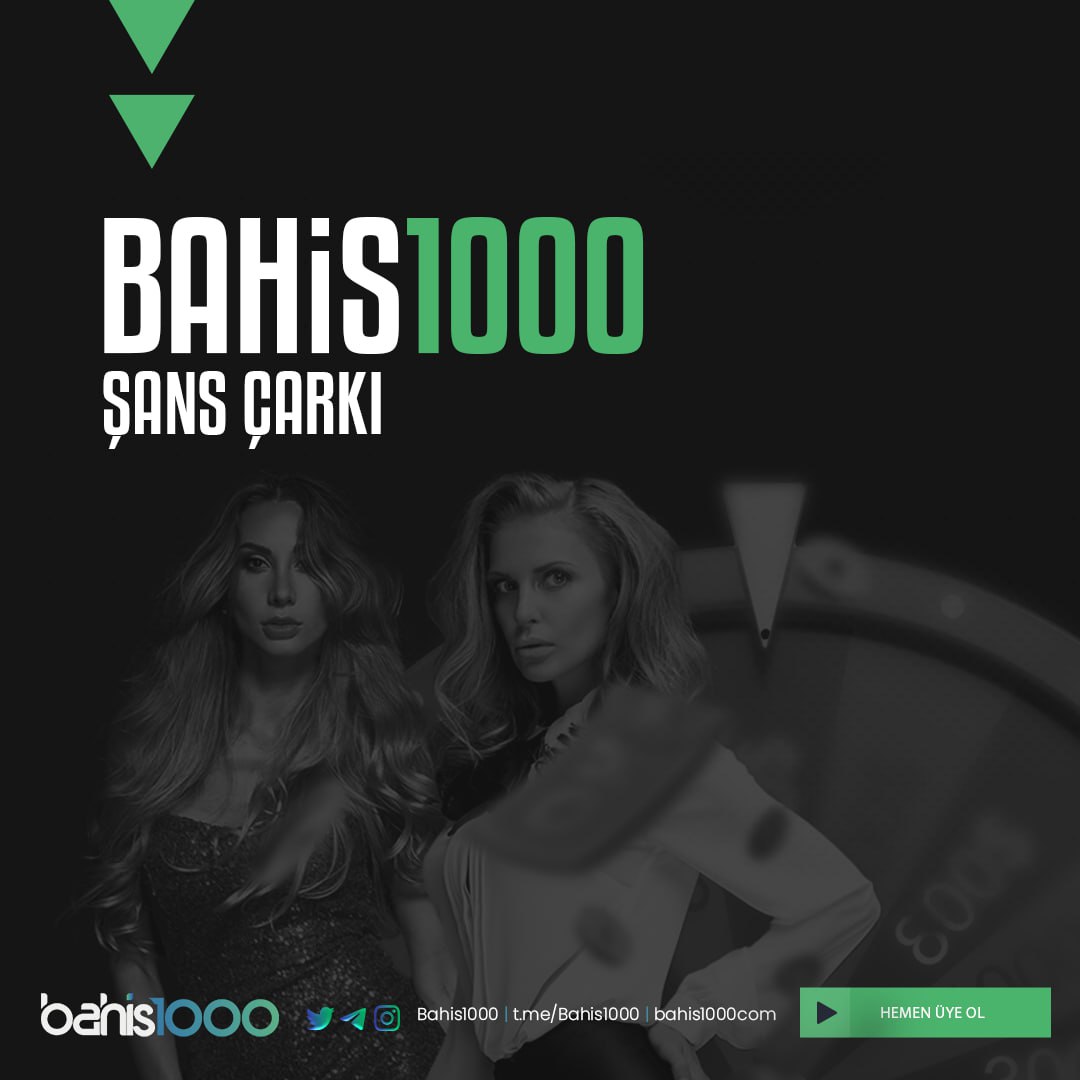 📀  30.000 TRY Kazandıracak Şans Çarkı #Bahis1000'de !

✅ En Popüler Ligler En Yüksek Bahis Limiti ve Seçenekleriyle Sizlerle !

🌐 Detaylar ve Çok Daha Fazlası b1000.link/Twitter Adresinde.

❌ #Bahis1000 Yeni Nesil Bahis Sitesi !

👍 Sosyal Medya Hesaplarımızı Takip Et