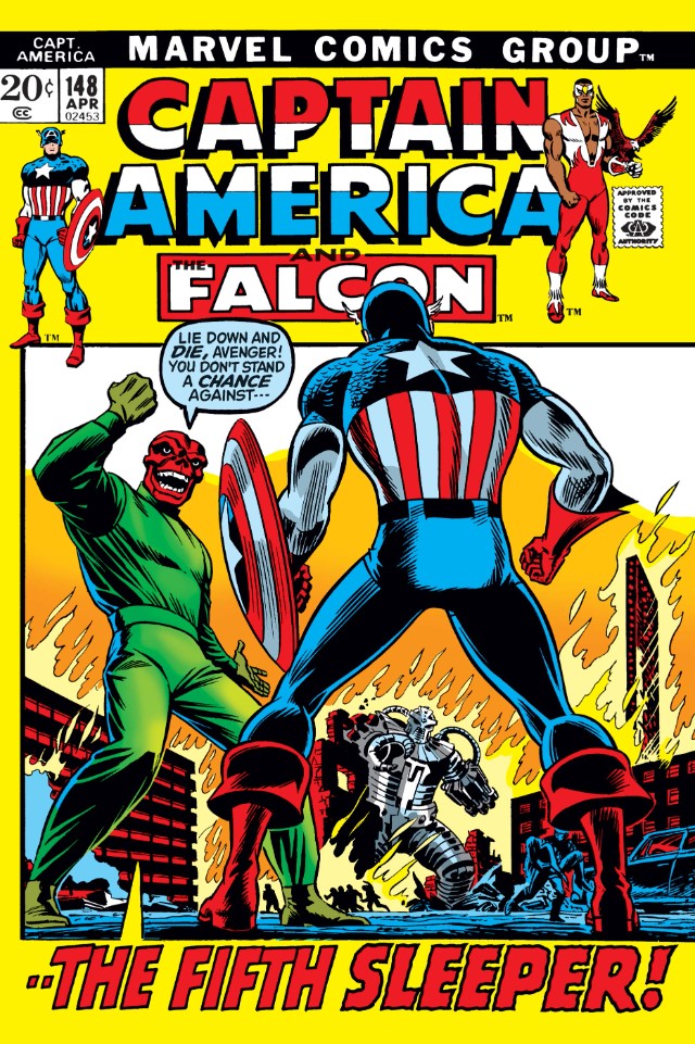 MarvelADay's tweet photo. Captain America #148, 1972. #MarvelADay #Cap148
“The Big Sleep!”
Writer: Gary Friedrich
Pencils: Sal Buscema
Inker: John Romita
Cover: John Romita https://t.co/wQalKSkwSf