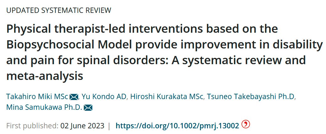 Physio Meets Science On Twitter Physical Therapist Led Interventions Physio Meets Science On Twitter Physical Therapist Led Interventions
