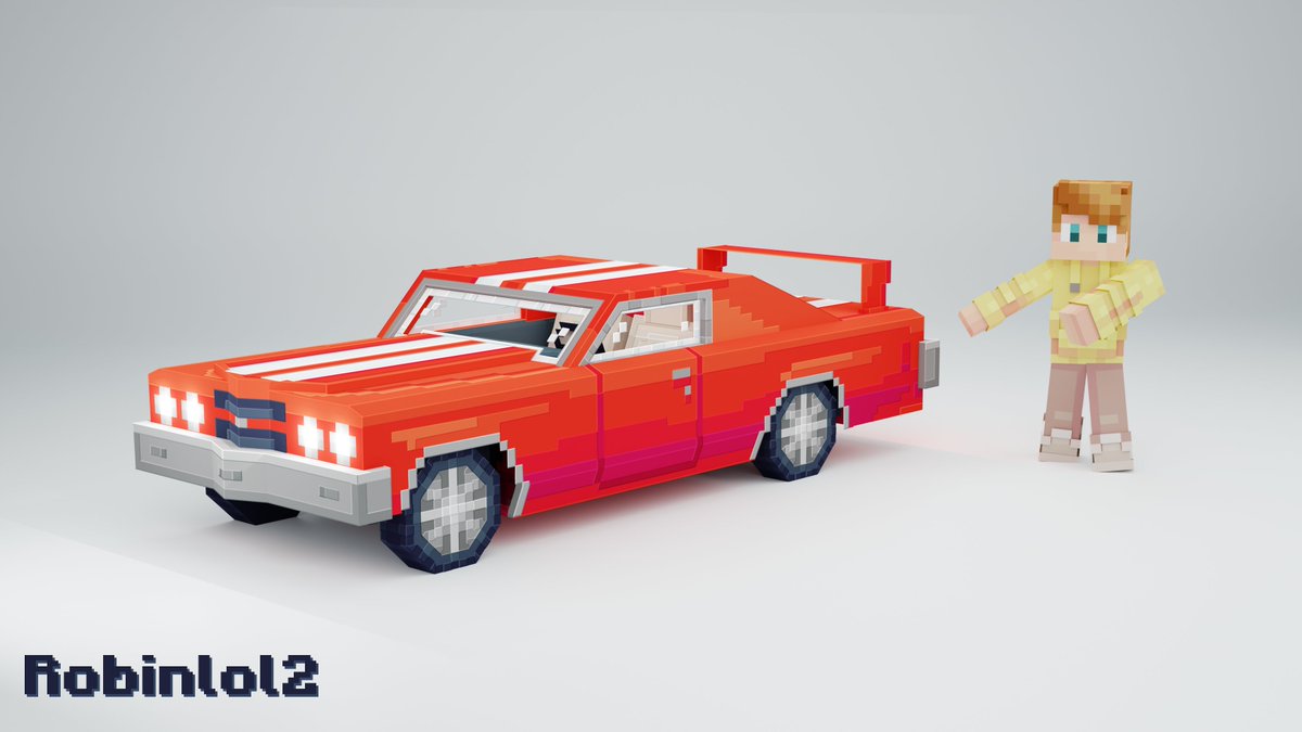 ColorWaveStudio's tweet photo. 1970 Chevrolet Chevelle

#Blockbench #Minecraft #pixelart #car #chevrolet #modeling https://t.co/n3NKkvWoBt