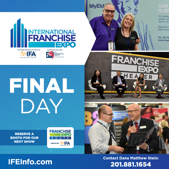 MFVExpositions's tweet photo. IFE is wrapping up, but another great opportunity is coming up. Reserve a booth for Franchise Expo South! Call 201.881.1654 for info.
https://t.co/0mIStfT1fJ

#franchiseexpo #InternationalFranchiseExpo #IFE2023 #franchisor #franchising #franchisenetworking #franchisemarketing https://t.co/HkfryrffqQ