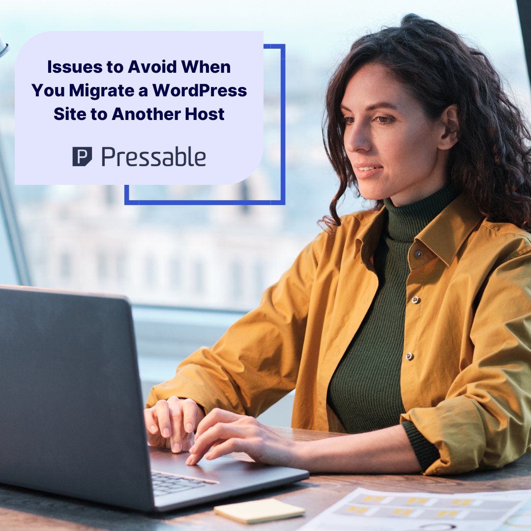 Pressable's tweet image. 🔁 Smoothly Migrate Your WordPress Site! 🚀 Avoid these common pitfalls to ensure a seamless transition. #WordPressMigration #WebHostingTips #Pressable 🌐✨
pressable.com/issues-to-avoi…