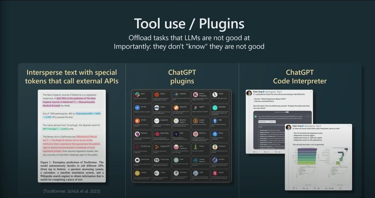 Peter Yang on Twitter "8/ Use LLMs with other tools LLMs have flaws
