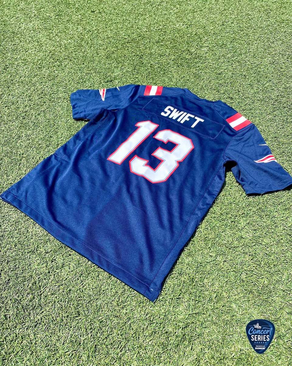 13 days since Taylor Swift's 13th Gillette Stadium show calls for a giveaway! RT and follow us to enter to win a custom #13 Swift jersey!