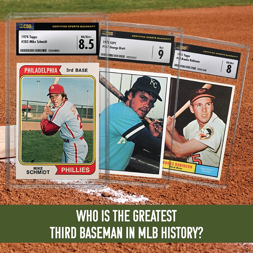 CGCCards's tweet image. There have been many legendary players that have manned the left side of the infield. On today’s #PositionalPicks, we want to know who you think the greatest MLB shortstop and third baseman of all-time are. The game is about to start, and you need to get your lineup in. Who are