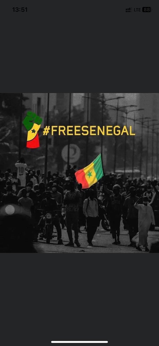 Macky Sall free the people of Senegal and allow democracy to work best!
#GiveCitizensRight 
#RespectDemocracy and #HumanRight
@EURightsAgency @Djilobol @unfoundation @HumanistReport