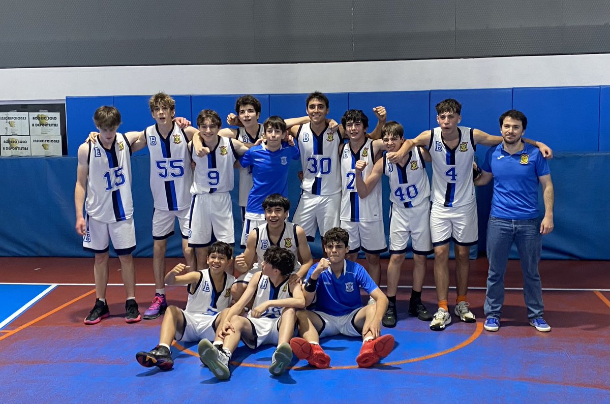 Nuestro cadete masculino @Colegio_Brains Moraleja jugará la final de su categoría @FBMadrid tras remontar los 7 puntos que traía un enorme rival como @CDGaudem en un final de infarto. Tan emocionante el partido como la deportividad vivida a la salida por ambas aficiones