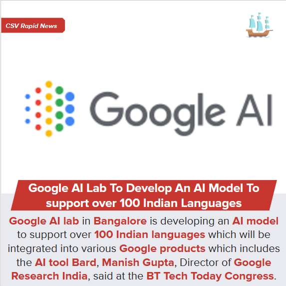 CSIF_outreach's tweet photo. #Google #AI Lab to develop an AI Model to support over 100 Indian Languages
#Crypto #BangBangCon2023 #FrontlineForNewIndia #626th_GodKabir_PrakatDiwas #Jin_BEGIN #InYour7DREAM_DAY3 #USDD #HBDFatherOfCorruption #bullish23 #200tezos #THEDREAMSHOW2_In_YOUR_DREAM #Jin_BEGIN https://t.co/ik3q4ONS7g