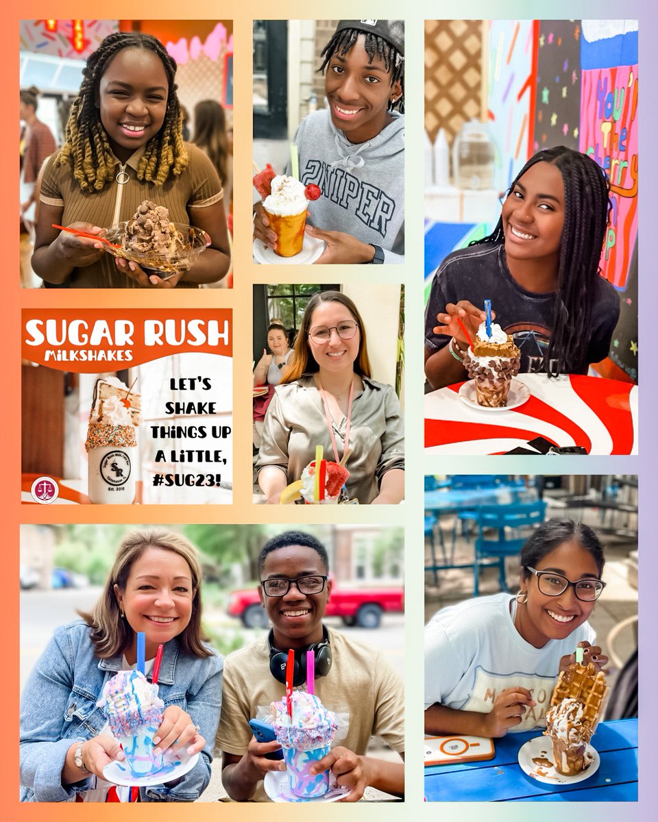 Delicious milkshake madness yesterday at Sugar Rush Bar! #SweetTreat #SUG23 #Day10 🤗🧜🏻‍♀️🏕️🍧🍰🍫🧇🍌🍭🥭🍓