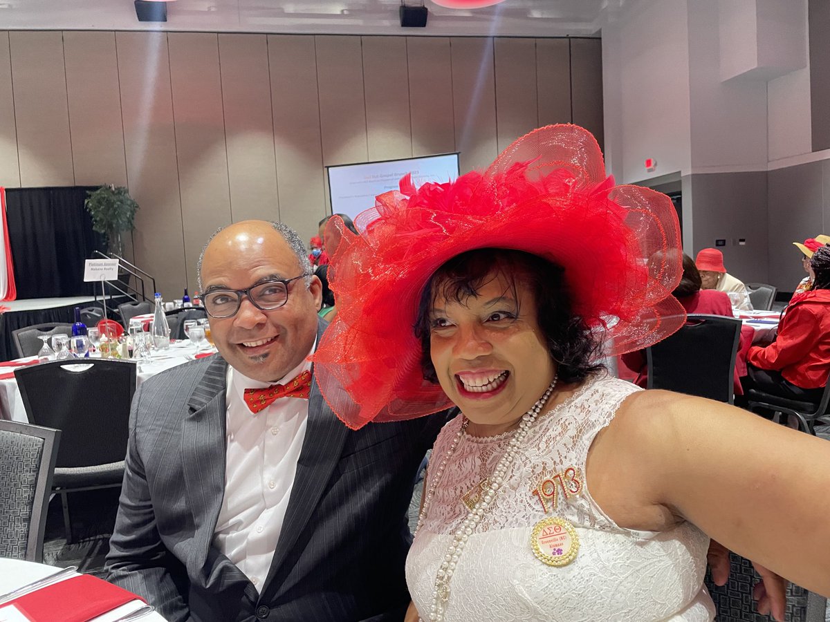 rheamilesphd's tweet photo. At Greenville NC Delta Sigma Theta Sorority Inc. 2023 Red Hat Gospel Brunch #redhat2023 https://t.co/4UslAK5QWZ