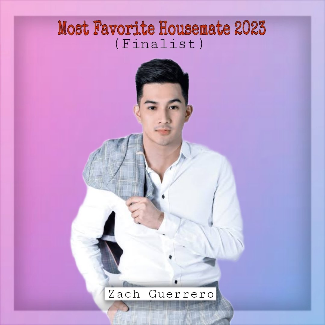 PBBPoll_'s tweet photo. Vote for #ZachGuerrero for the ‘Most Favorite Housemate 2023’!!

RT = 3pts
LIKE = 5pts

#PBBPoll https://t.co/7S4GaeGLrv