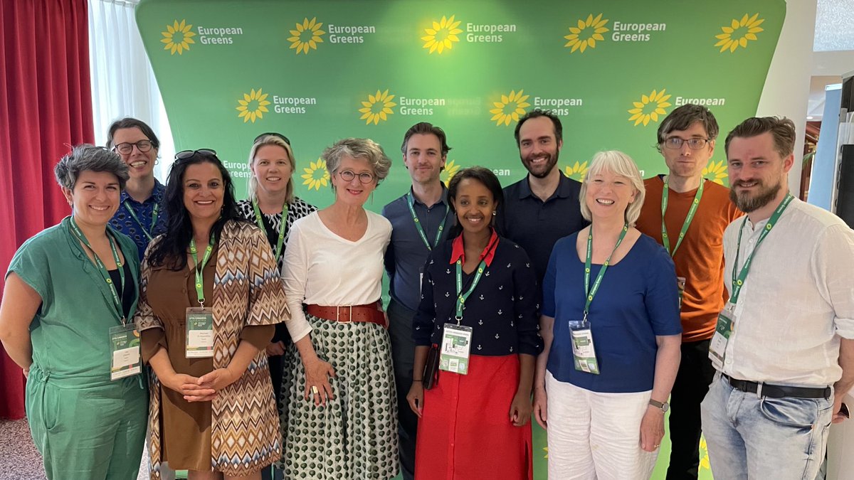 Au 37 ieme Congrès de la Fédération des Partis Verts Européens à Vienne avec la délégation Écolo/Groen. #EGPCongress