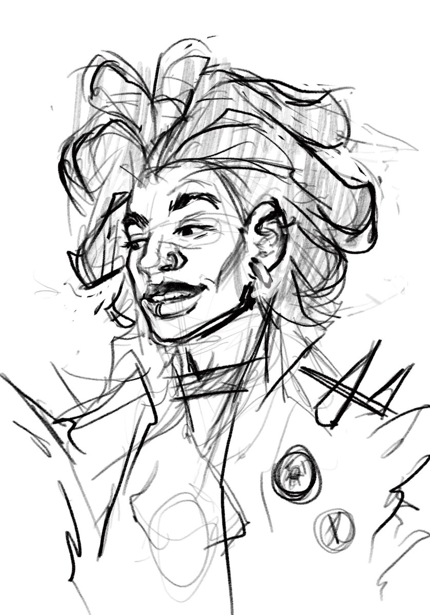 Morning cafe sketches: Hobie sees anarchy and some really fun gestures of The Spot.  #SpiderManAcrosstheSpiderVerse