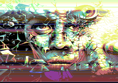 "Broken" by Electric, released at X2023, multicolor, sprites, rasters and apparently some voodoo magic to pull it off. Outstanding and out of this world. csdb.dk/release/?id=23…