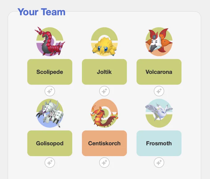 ooh i want to do this too  bug types are my favourite so this makes me happy hehe