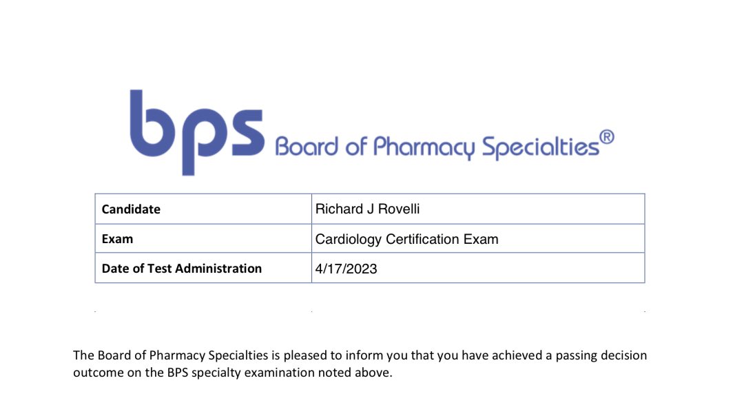 Ricky Rovelli, PharmD, BCCP tweet media