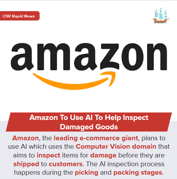 CSIF_outreach's tweet photo. #Amazon to use #AI to help inspect damaged goods.
#Crypto #BangBangCon2023 #FrontlineForNewIndia #626th_GodKabir_PrakatDiwas #Jin_BEGIN #InYour7DREAM_DAY3 #USDD #HBDFatherOfCorruption #bullish23 #200tezos #THEDREAMSHOW2_In_YOUR_DREAM #Jin_BEGIN #TrainAccident #TrainTragedy #BTS https://t.co/o7Fi4GF8N6