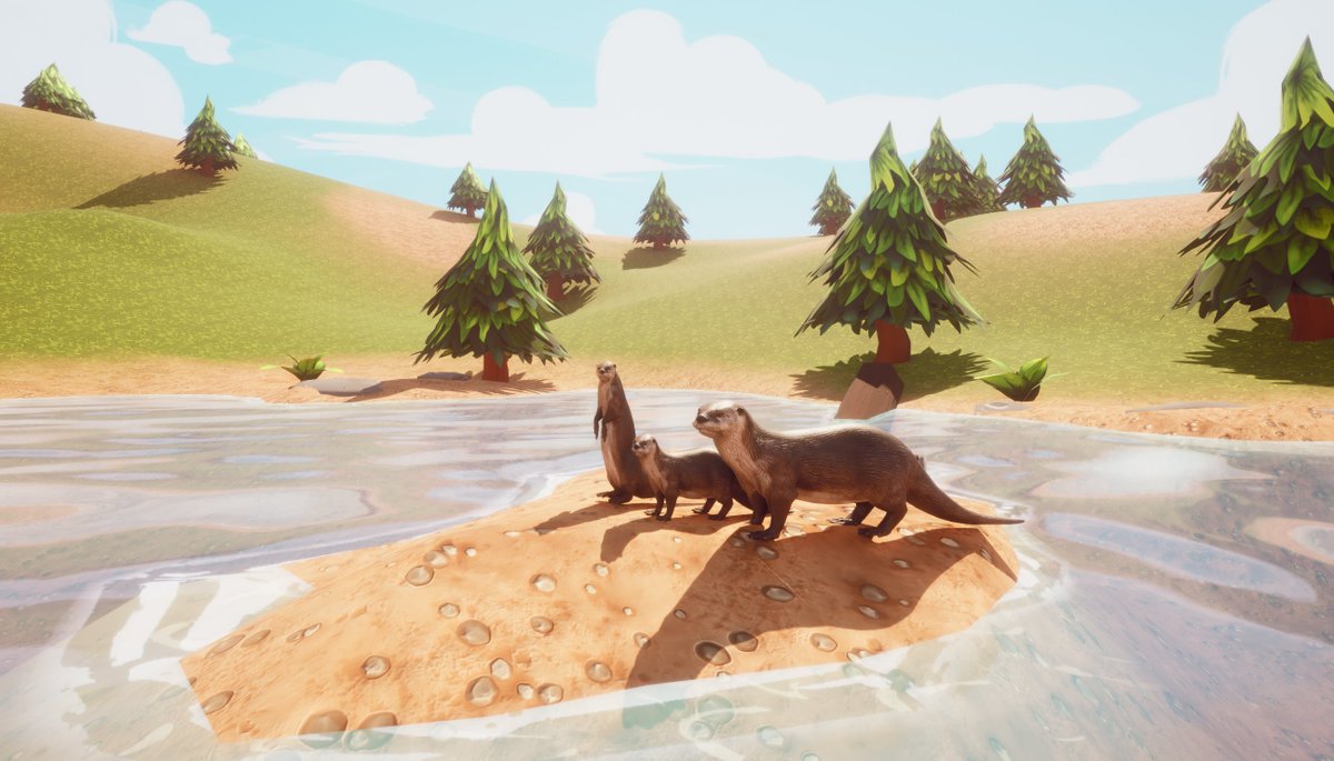 Adding Otters to 'Heroes Province' in support of World Otter Day! 
#screenshotsaturday #indiedev #gamedev
#UE5 #madewithunreal #WorldOtterDay