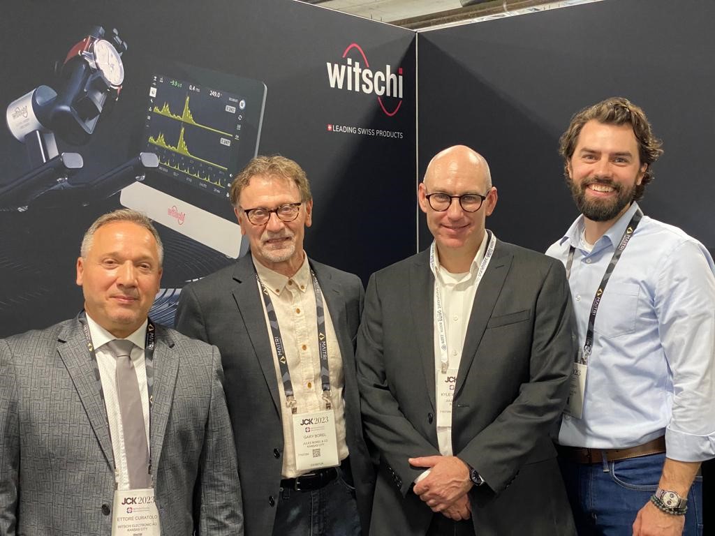 Witschi Electronic AG (@witschiag) on Twitter photo PRECISION IS PRECIOUS
A big thank you to our US Partner Jules Borel
for their warm welcome and support.
#JCK#LasVegas#USA#tradefair PRECISION IS PRECIOUS
A big thank you to our US Partner Jules Borel
for their warm welcome and support.
#JCK#LasVegas#USA#tradefair